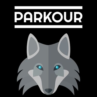 PARKOUR WOLF WHITE TEXT Thumbnail