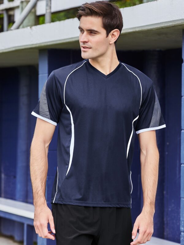 Biz Collection Men's Cooldry Razor V Neck Tee BIZ COLLECTION, T406ms Biz DTF Men's Cooldry Razor V Neck Tee Thumbnail