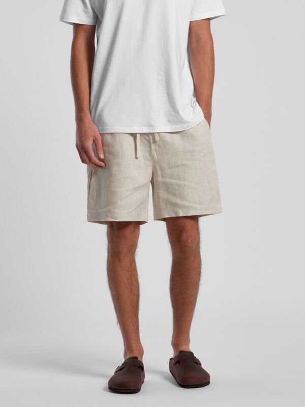 AS Colour AS Colour Mens Linen Shorts AS Colour, 5919 Linen Shorts DROPSHIP EMB AS Colour Mens Linen Shorts Thumbnail
