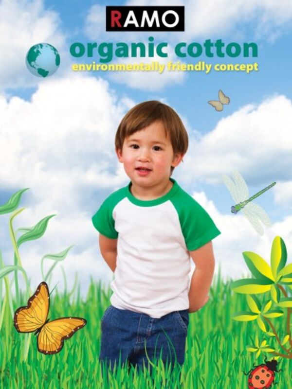 RAMO Ramo Babies & Youth Organic Raglan RAMO, B103RG DIGI Ramo Babies & Youth Organic Raglan Thumbnail
