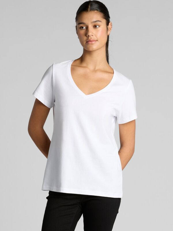 Wo's Maple V Neck Tee Thumbnail