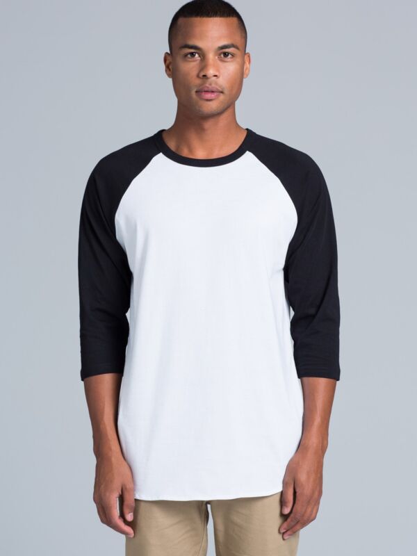 AS Colour 3/4 Raglan Tee Unisex AS COLOUR, 5012 Raglan 3/4 Raglan Tee Unisex Thumbnail