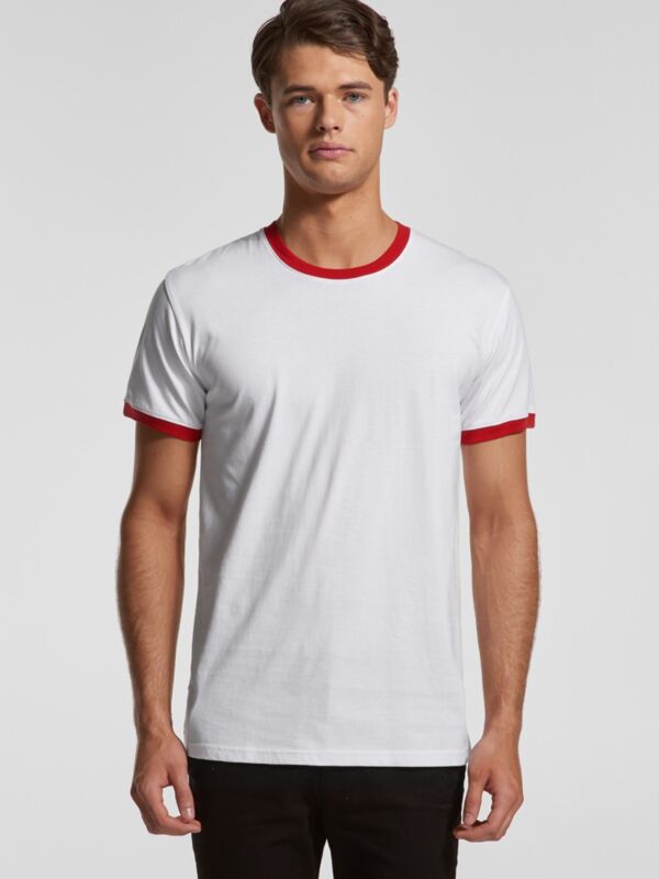 AS Colour Mens Ringer Tee AS COLOUR, Mens Ringer 5053  Mens Ringer Tee Thumbnail