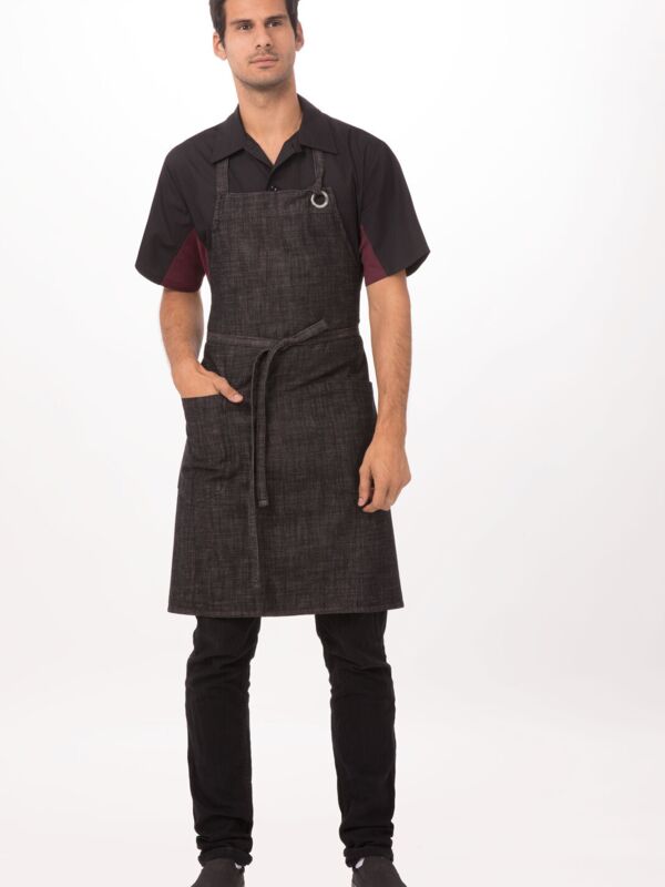 Chefworks Corvallis Bib Apron CHEFWORKS, Corvallis Bib Apron ABXX052-BBG Dropship Corvallis Bib Apron Thumbnail
