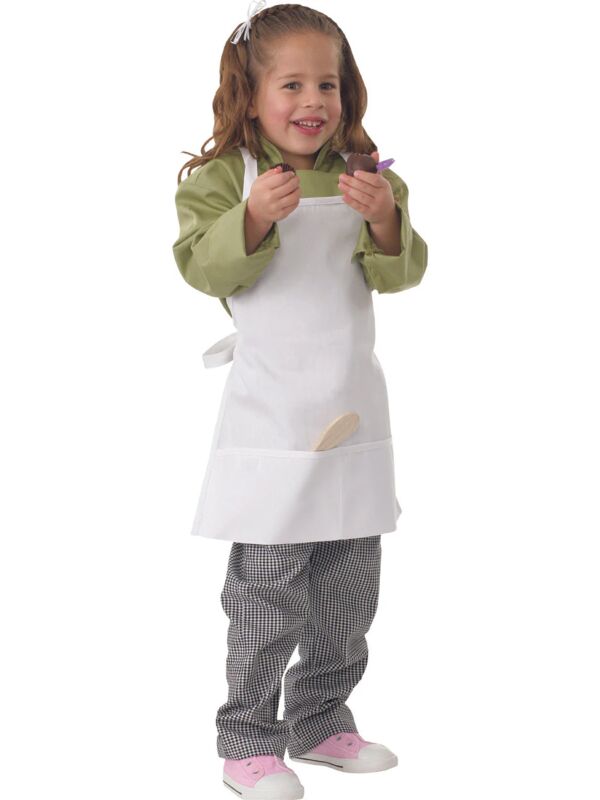 Chefworks Kids Apron CHEFWORKS, Kids Apron A3002-WHT Dropship Kids Apron Thumbnail