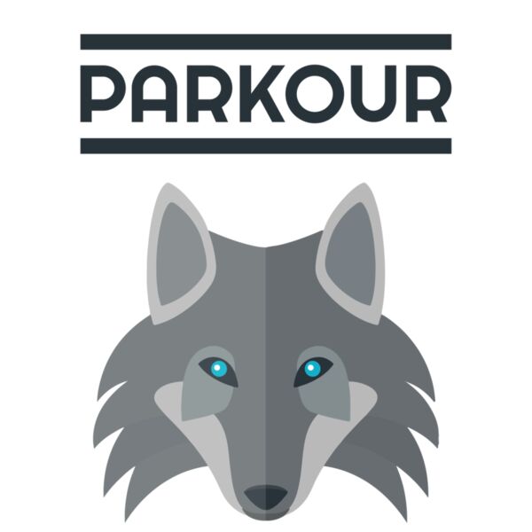 PARKOUR WOLF GRAY TEXT Thumbnail
